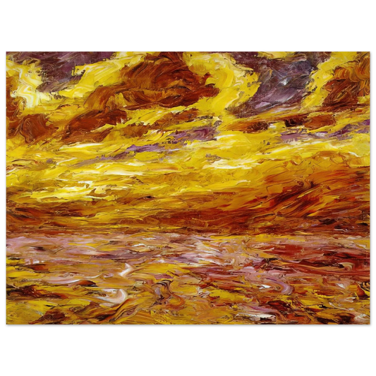 Emil Nolde - Autumn Sea VII  75x100 cm / 30x40inches Fine Art Poster