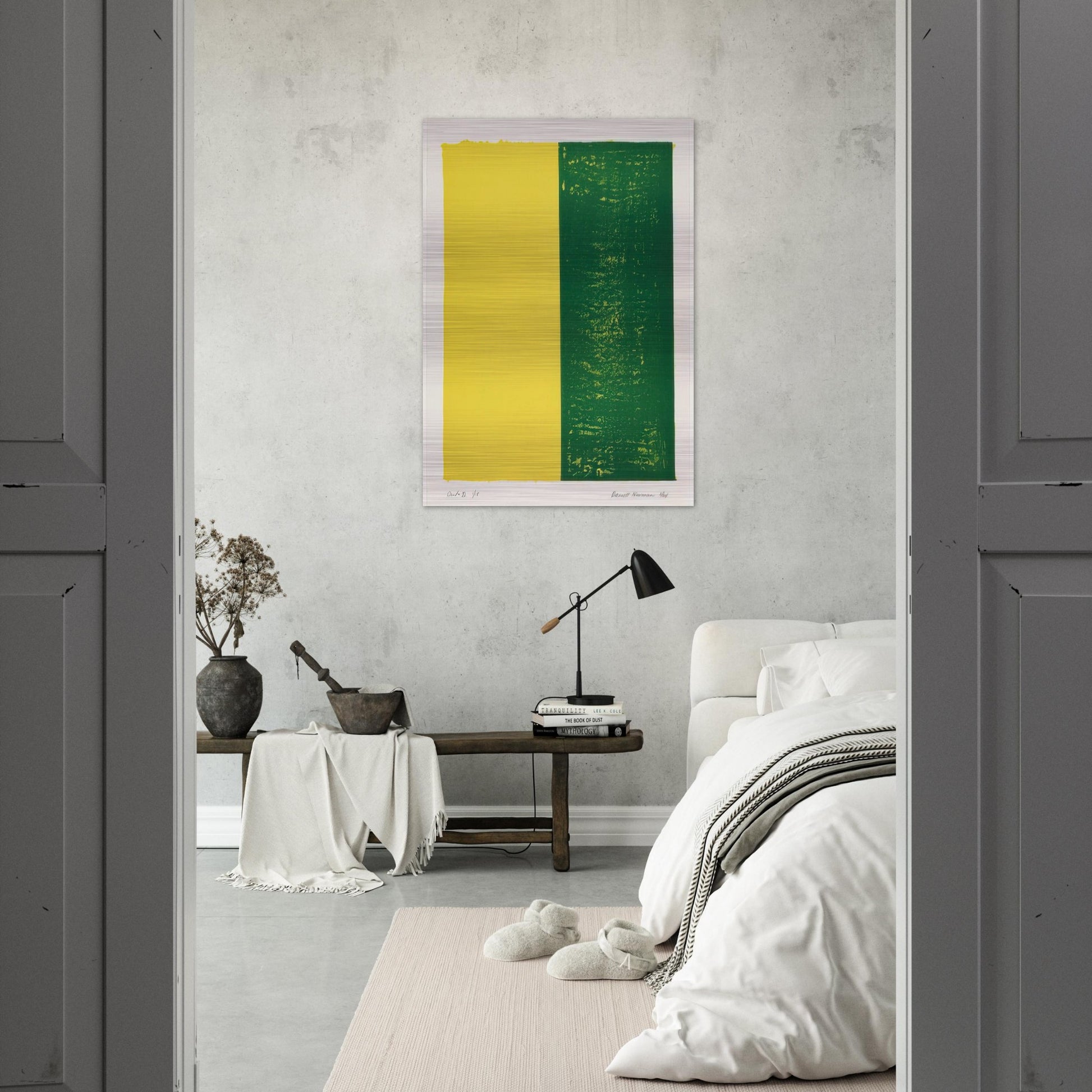 Canto XI - Barnett Newman Brushed Aluminum Print - 70x100 cm / 28x40 inches | Barnett Newman Aluminum Print | Barnett Newman Prints