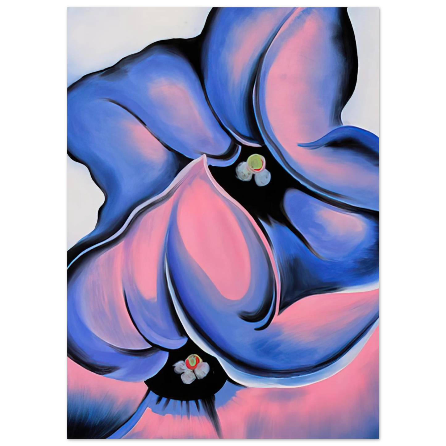 Georgia O'Keeffe - Purple Petunia Fine Art Poster