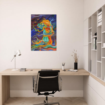 Wind - 1963 - Konrad Zuse Brushed Aluminum Print - 70x100 cm / 28x40 inches | Konrad Zuse Aluminum Print | Konrad Zuse Prints