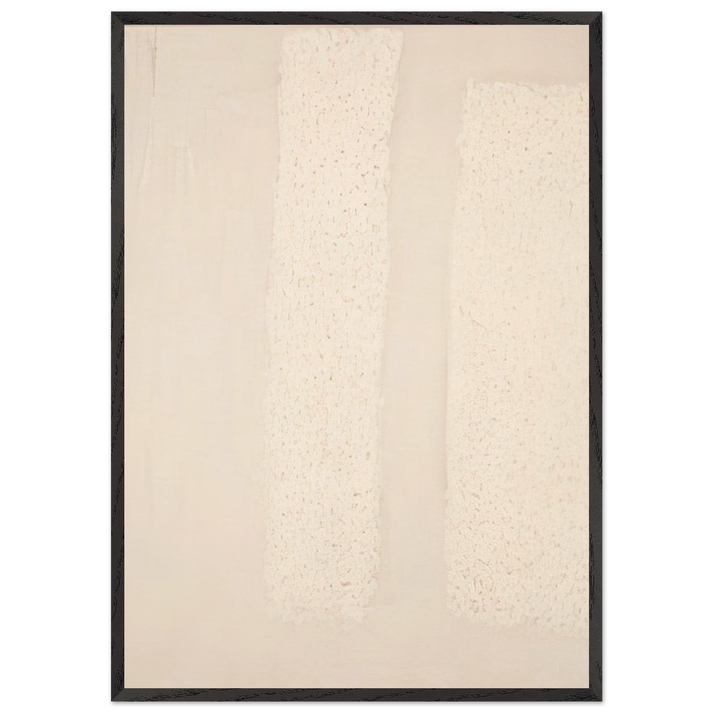 Manual - Robert Ryman 70x100 cm / 28x40 inches Framed Art Print – Black Wooden Frame