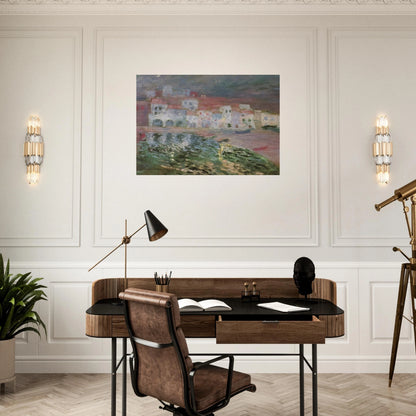 PORT ALGUER 1 - Salvador Dali Brushed Aluminum Print - 70x100 cm / 28x40 inches | Salvador Dali Aluminum Print | Salvador Dali Prints