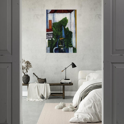 FOUNTAIN IN AVIGNON 1913 - Raoul Dufy Brushed Aluminum Print - 70x100 cm / 28x40 inches | Raoul Dufy Aluminum Print | Raoul Dufy Prints