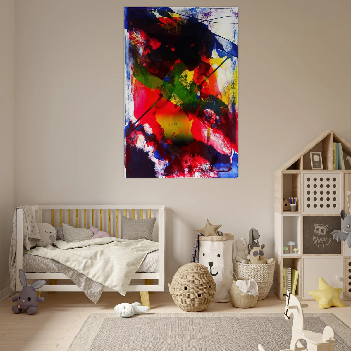 Amadeus - Abstract Expressionism, Lyrical Abstraction - Paul Jenkins Art Prints - 100x150 cm / 40x60″ inches | Paul Jenkins Poster | Paul Jenkins Prints