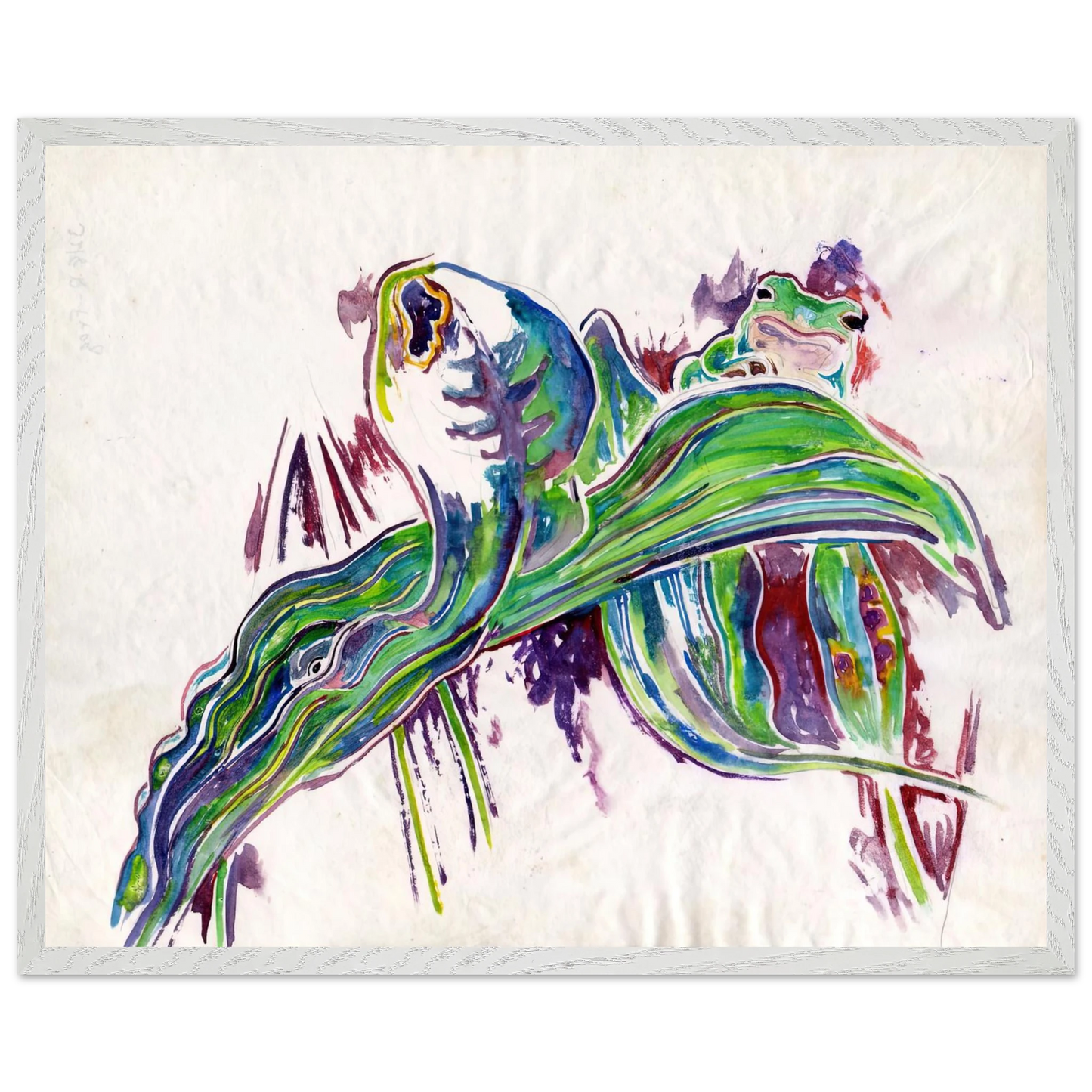 Walter Inglis Anderson - Walter Anderson Wall art - 45x60 cm / 18x24 inches - Premium Wooden Framed Poster With Fine Art Paper-canvas - Wood frame