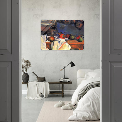 Still Life with Pomegranate and Pears - Paul Cézanne Acrylic Print - 70x100 cm / 28x40″ inches