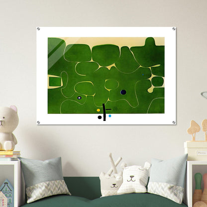 IL LABIRINTO DELLA PSICHE 1986 - Victor Pasmore Acrylic Print - 70x100 cm / 28x40″ inches