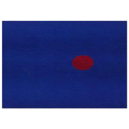Red and Blue from the series Line Form Color - Ellsworth Kelly Brushed Aluminum Print - 70x100 cm / 28x40 inches | Ellsworth Kelly Aluminum Print | Ellsworth Kelly Prints