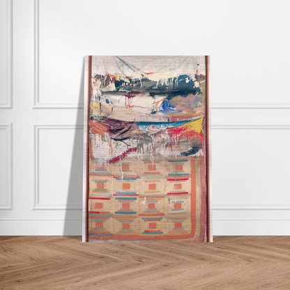 BED - Robert Rauschenberg Brushed Aluminum Print - 70x100 cm / 28x40 inches | Robert Rauschenberg Aluminum Print | Robert Rauschenberg Prints