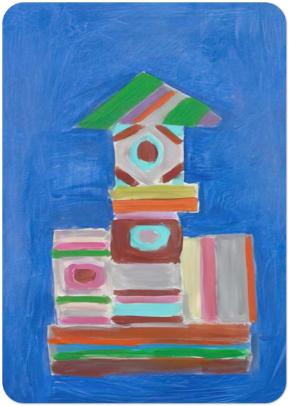 Going Up - 1978 By Betty Parsons Pack of 10 Post Cards | Betty Parsons Post Cards | A6 (10.5 x 14.8 cm) - 4.1 x 5.8 inches