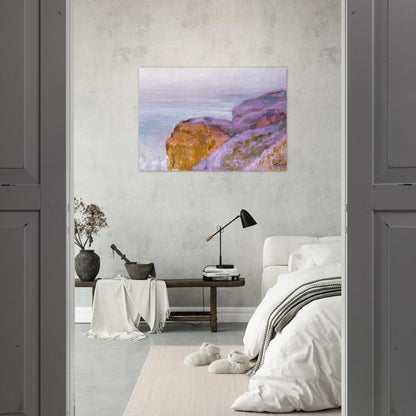 At Val Saint-Nicolas, near Dieppe - claude monet Brushed Aluminum Print - 70x100 cm / 28x40 inches | claude monet Aluminum Print | claude monet Prints