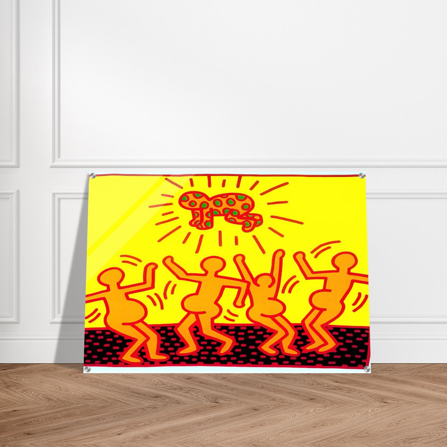 UNTITLED 1983 1 - Keith Haring Acrylic Print - 70x100 cm / 28x40″ inches