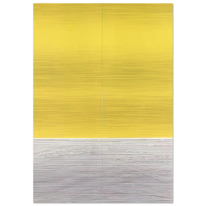 LE GRAN JAUNE - Jesus Rafael Soto Brushed Aluminum Print - 70x100 cm / 28x40 inches | Jesus Rafael Soto Aluminum Print | Jesus Rafael Soto Prints