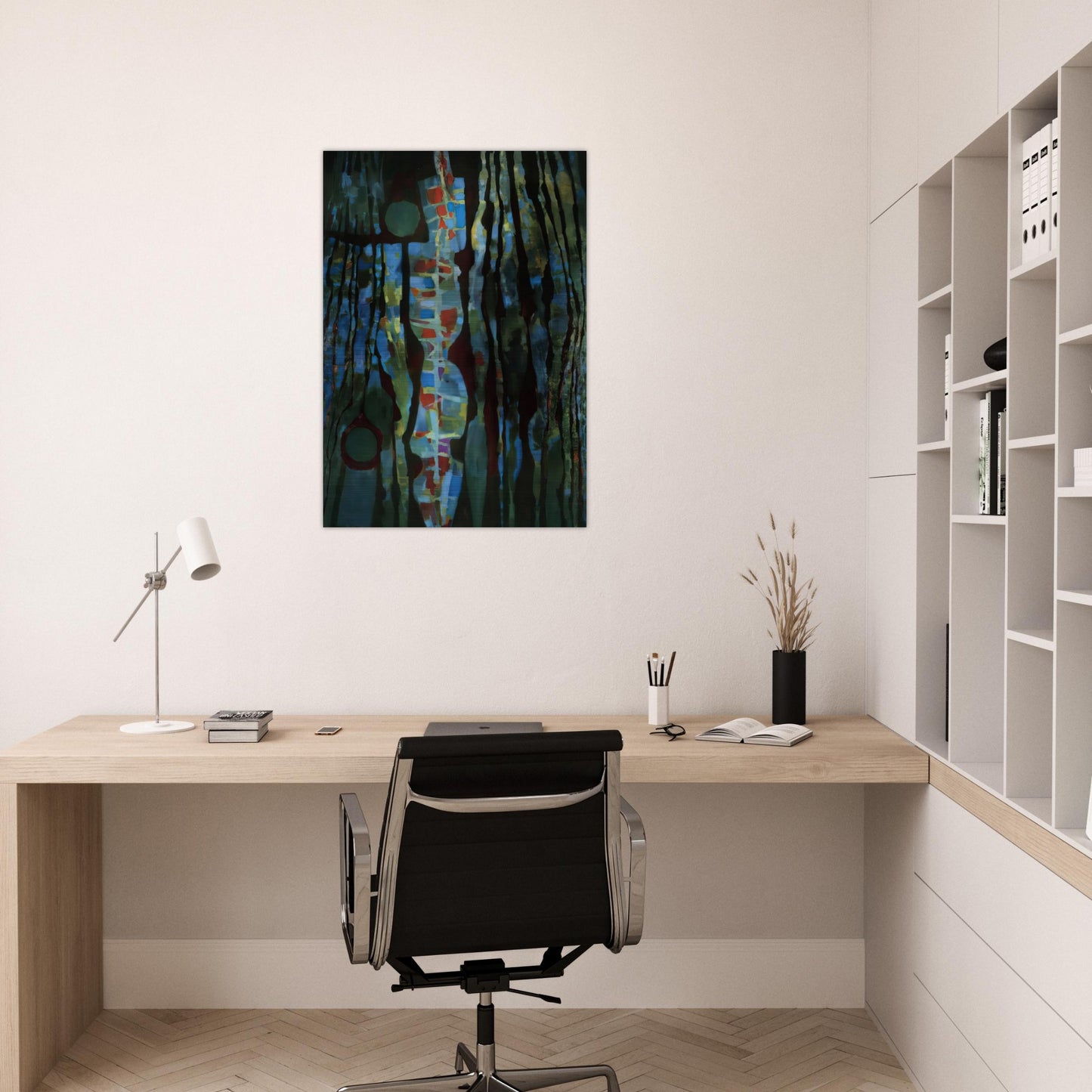 Offrande de la terre I - 1961 - Alfred Manessier Brushed Aluminum Print - 70x100 cm / 28x40 inches | Alfred Manessier Aluminum Print | Alfred Manessier Prints