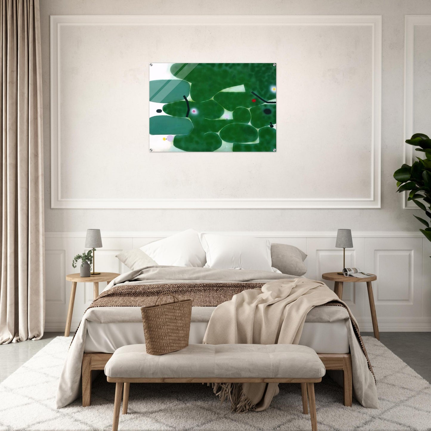 The Green Earth - 1980 - Victor Pasmore Acrylic Print - 70x100 cm / 28x40″ inches