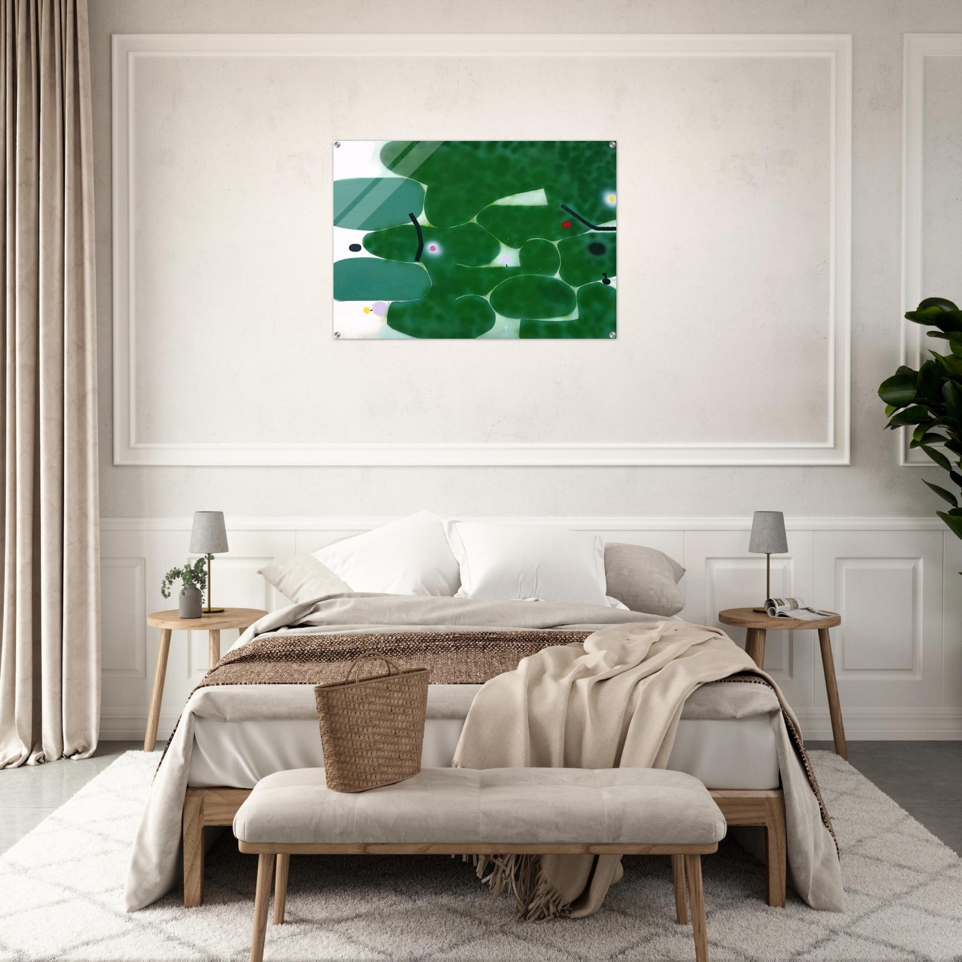 The Green Earth - 1980 - Victor Pasmore Acrylic Print - 70x100 cm / 28x40″ inches