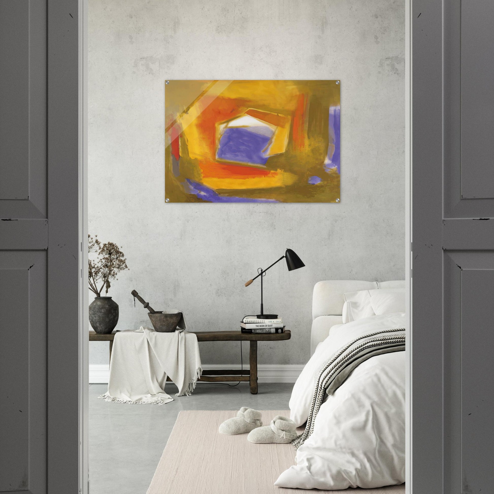 UNTITLED 1990 - Esteban Vicente Acrylic Print - 70x100 cm / 28x40″ inches