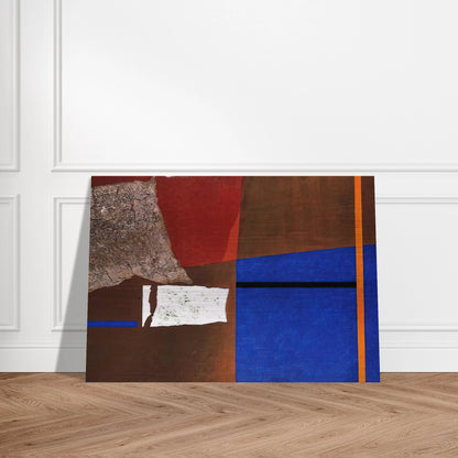 ASTRAZIONE PLASTICA 1954 - Enrico Prampolini Brushed Aluminum Print - 70x100 cm / 28x40 inches | Enrico Prampolini Aluminum Print | Enrico Prampolini Prints