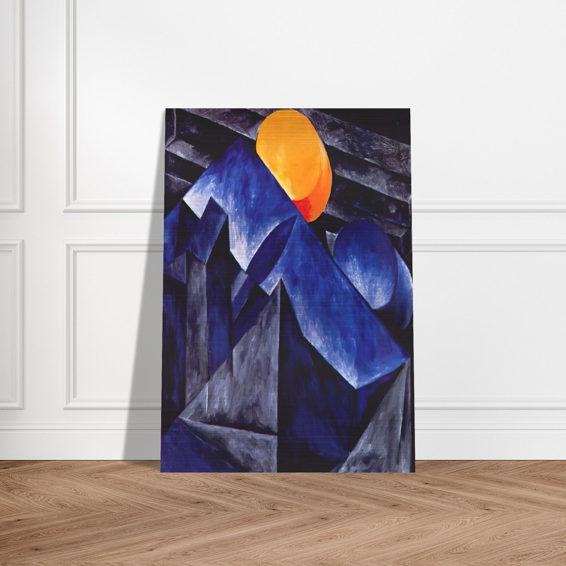 Composition - 1914 - Natalia Goncharova Brushed Aluminum Print - 70x100 cm / 28x40 inches | Natalia Goncharova Aluminum Print | Natalia Goncharova Prints