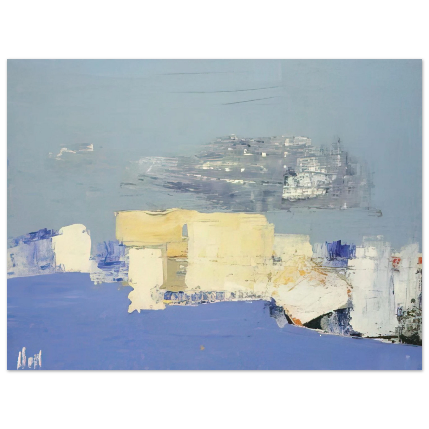 Nicolas de Stael - Paysage mÃƒÂ©diterranÃƒÂ©en - Art Informel Fine Art Poster