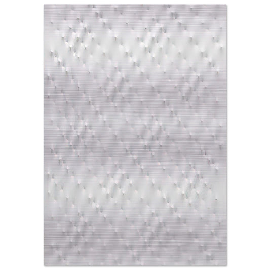 Superficie bianca - 2005 - Enrico Castellani Brushed Aluminum Print - 70x100 cm / 28x40 inches | Enrico Castellani Aluminum Print | Enrico Castellani Prints