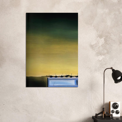 NOSTALGIA OF THE CANNIBAL 1932 - Salvador Dali Brushed Aluminum Print - 70x100 cm / 28x40 inches | Salvador Dali Aluminum Print | Salvador Dali Prints