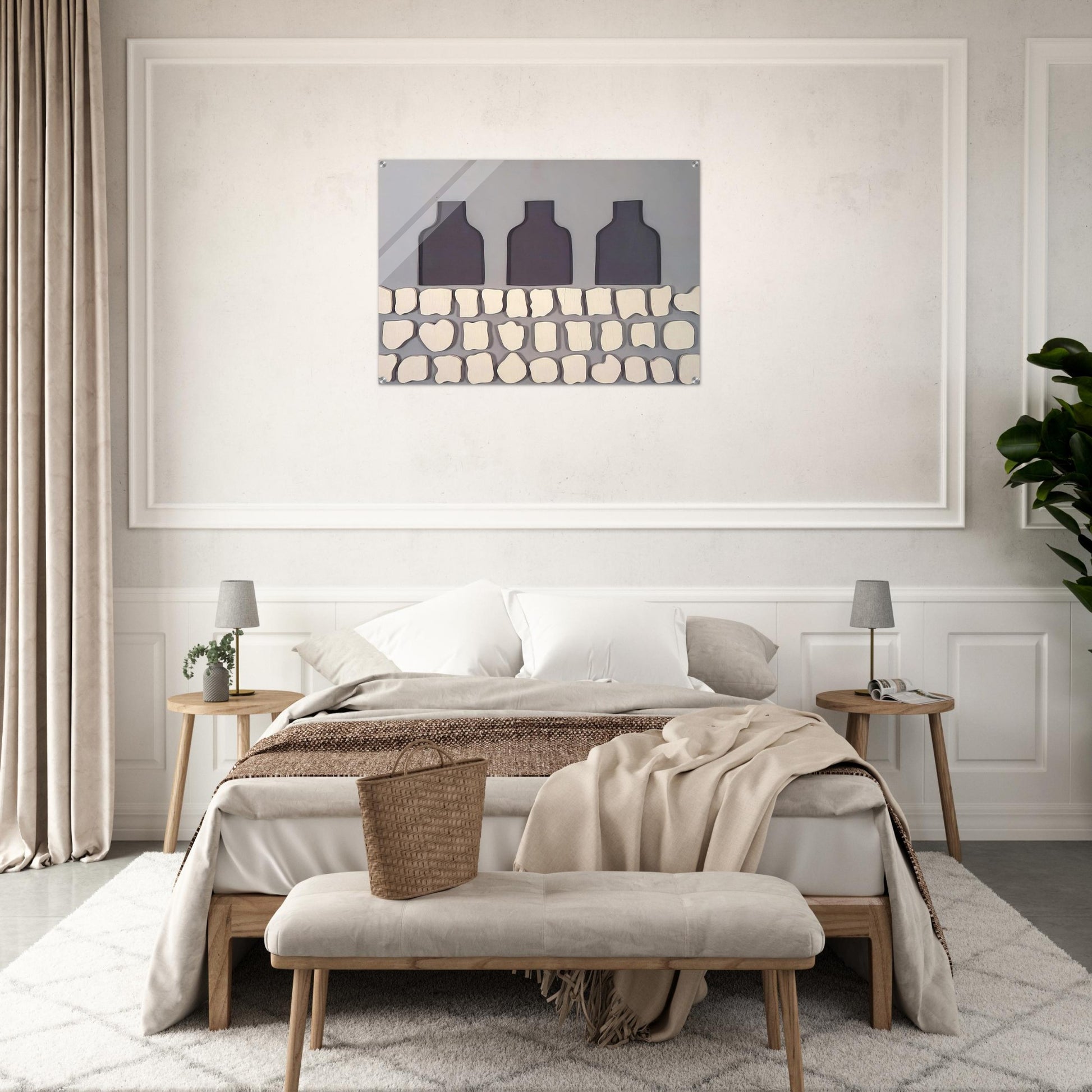 The Three Doors - 1959 - Forrest Bess Acrylic Print - 70x100 cm / 28x40″ inches