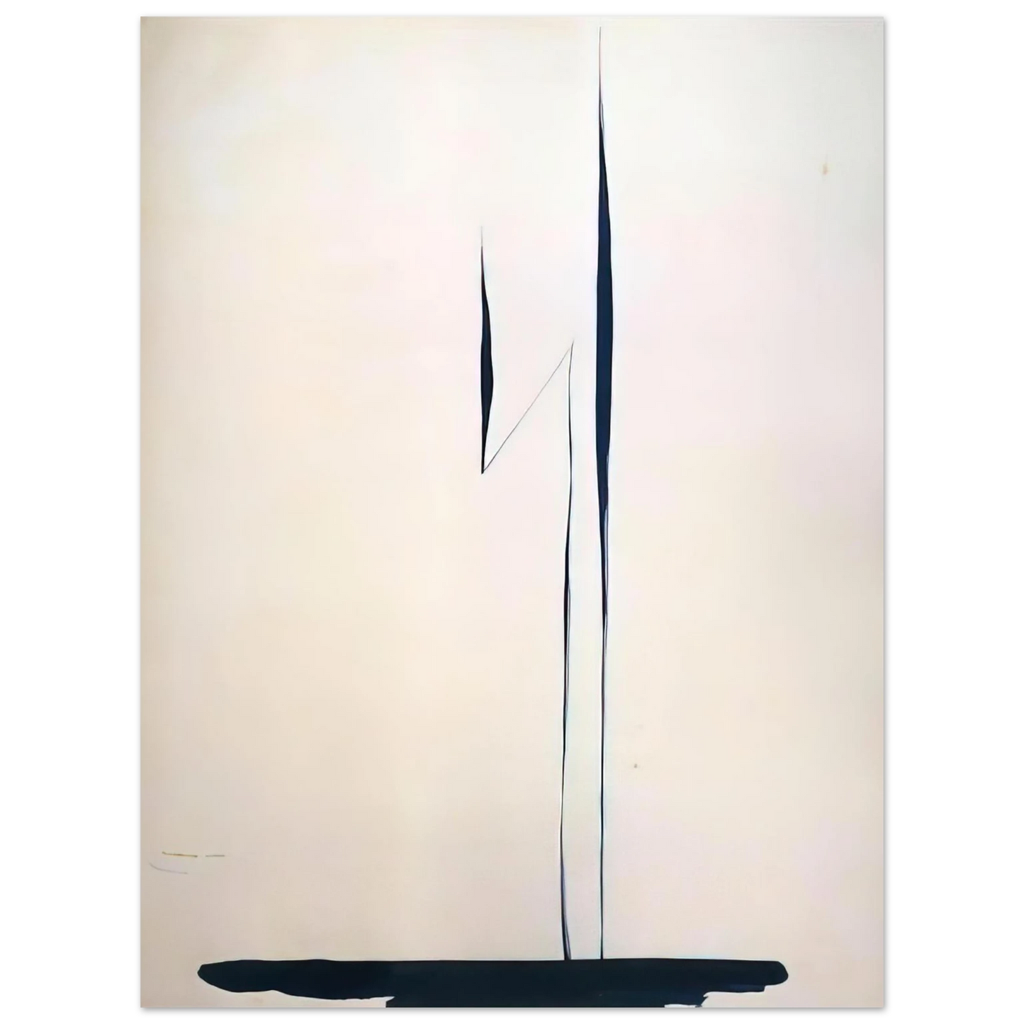Georgia O'Keeffe - Black Lines 1 Fine Art Poster
