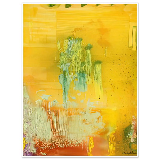 Helen Frankenthaler - Aspens, 1991- Wall Art - 21x29.7 cm / 8x12" - Fine Art Poster-canvas - -