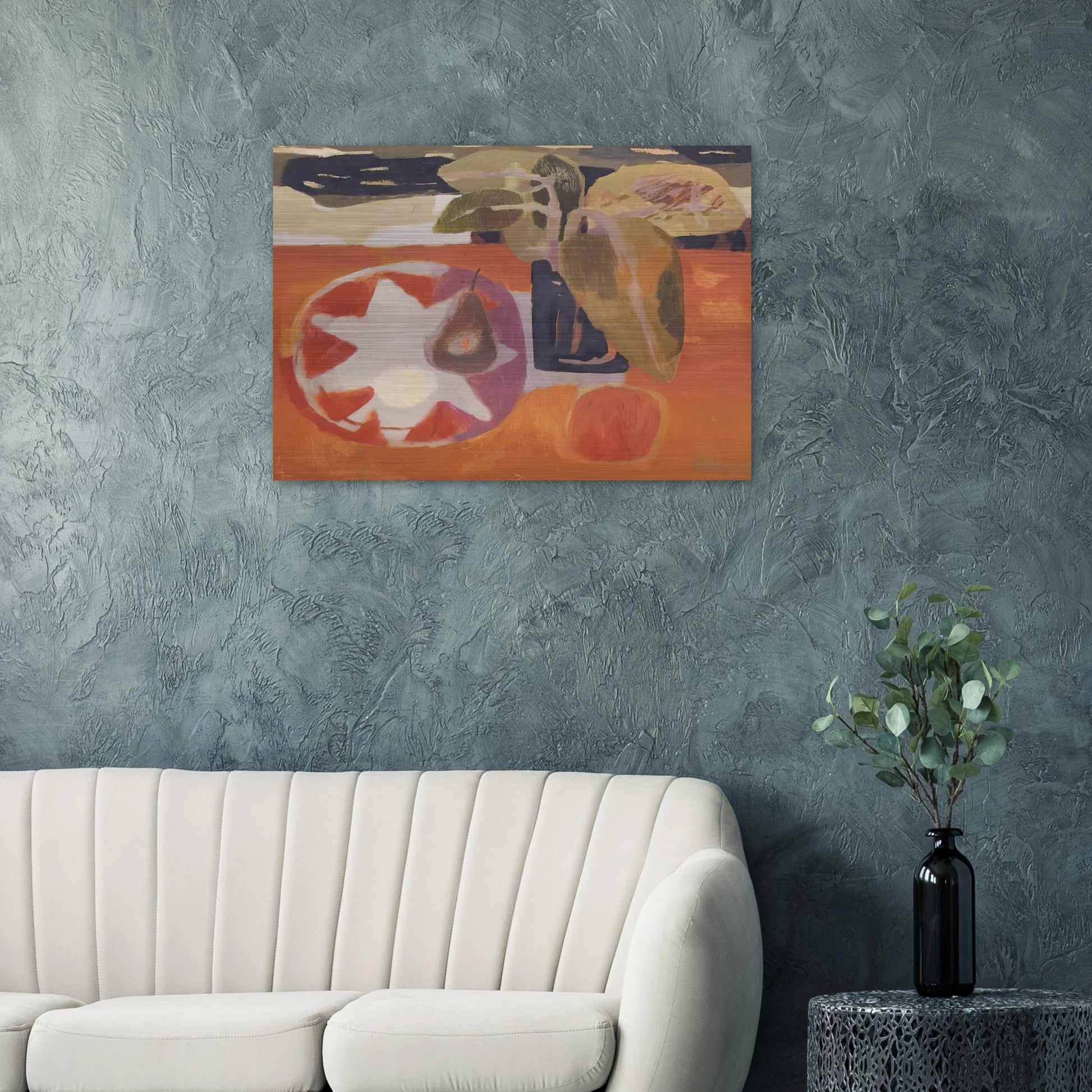 Leaves - 1963 - Mary Fedden Brushed Aluminum Print - 70x100 cm / 28x40 inches | Mary Fedden Aluminum Print | Mary Fedden Prints