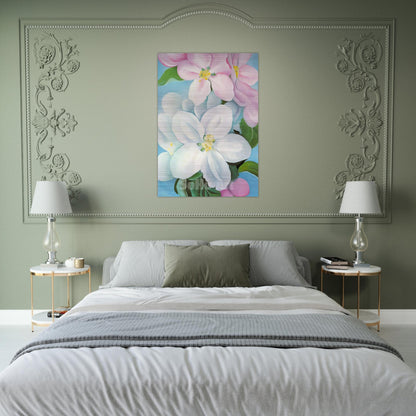 Apple Blossoms - Georgia O'Keeffe Brushed Aluminum Print - 70x100 cm / 28x40 inches | Georgia O'Keeffe Aluminum Print | Georgia O'Keeffe Prints