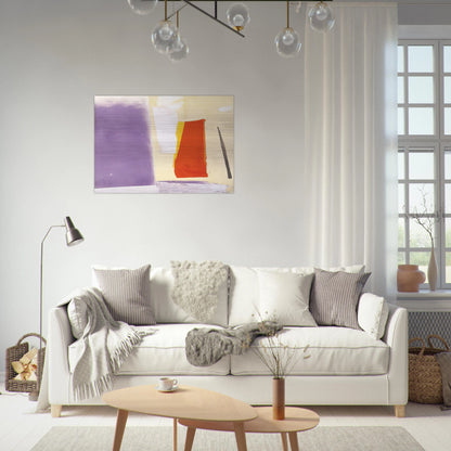 UNTITLED 1985 1 - Esteban Vicente Brushed Aluminum Print - 70x100 cm / 28x40 inches | Esteban Vicente Aluminum Print | Esteban Vicente Prints