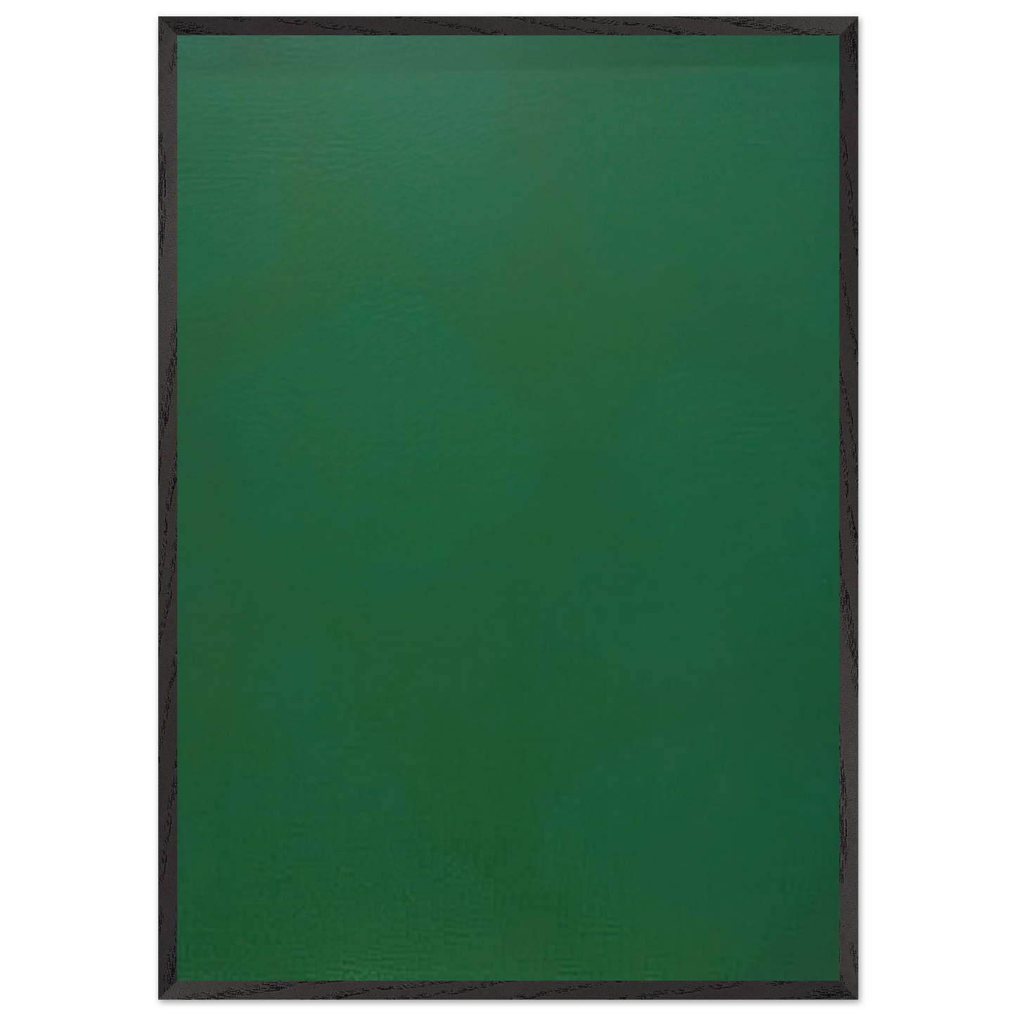 Microchromie ZL 70 Vert jade - Fernand Leduc 70x100 cm / 28x40 inches Framed Art Print – Black Wooden Frame