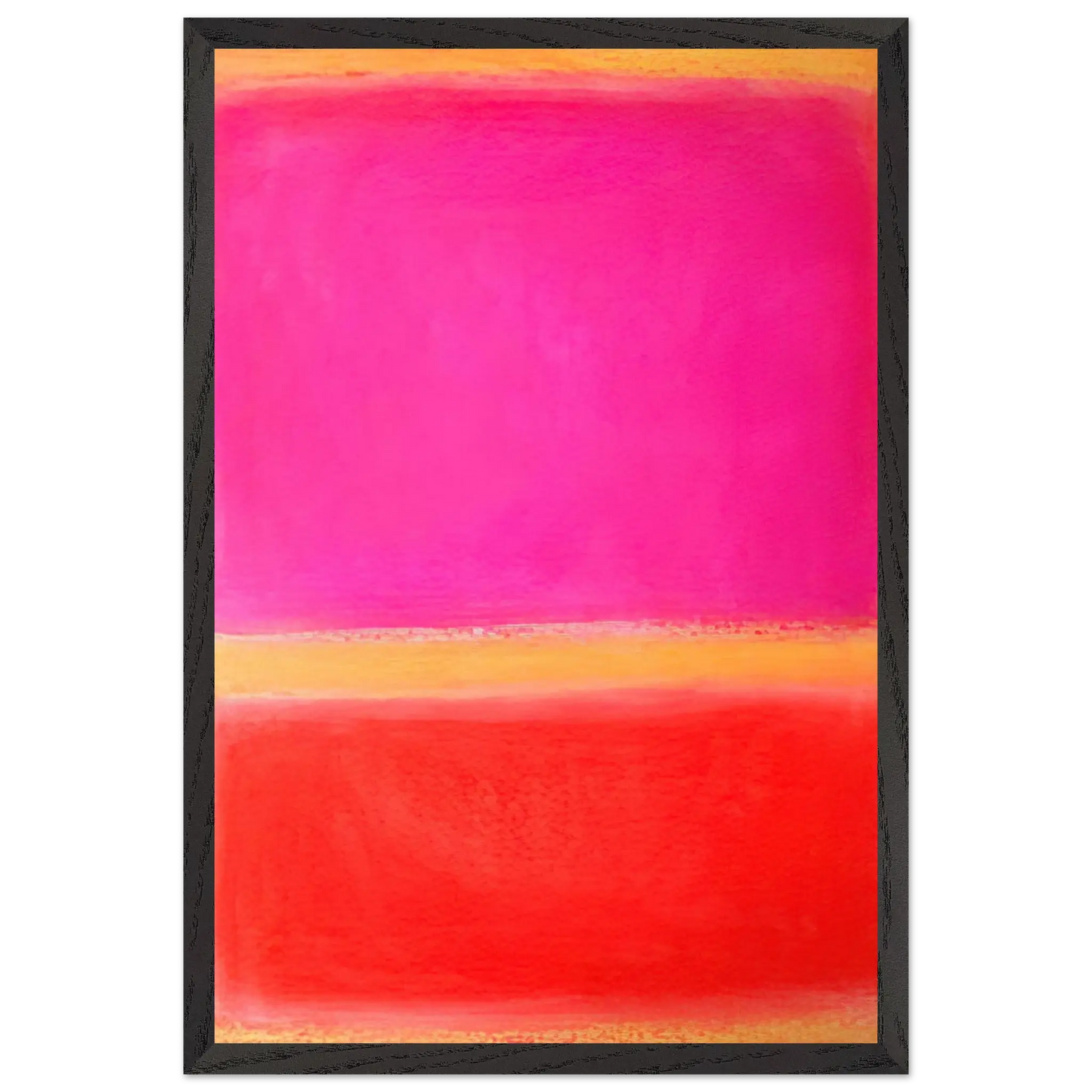 Helen Frankenthaler - Untitled - Color Field Painting Wall art - 30x40 cm / 12x16 inches - Premium Wooden Framed Poster With Fine Art Paper - Wood frame