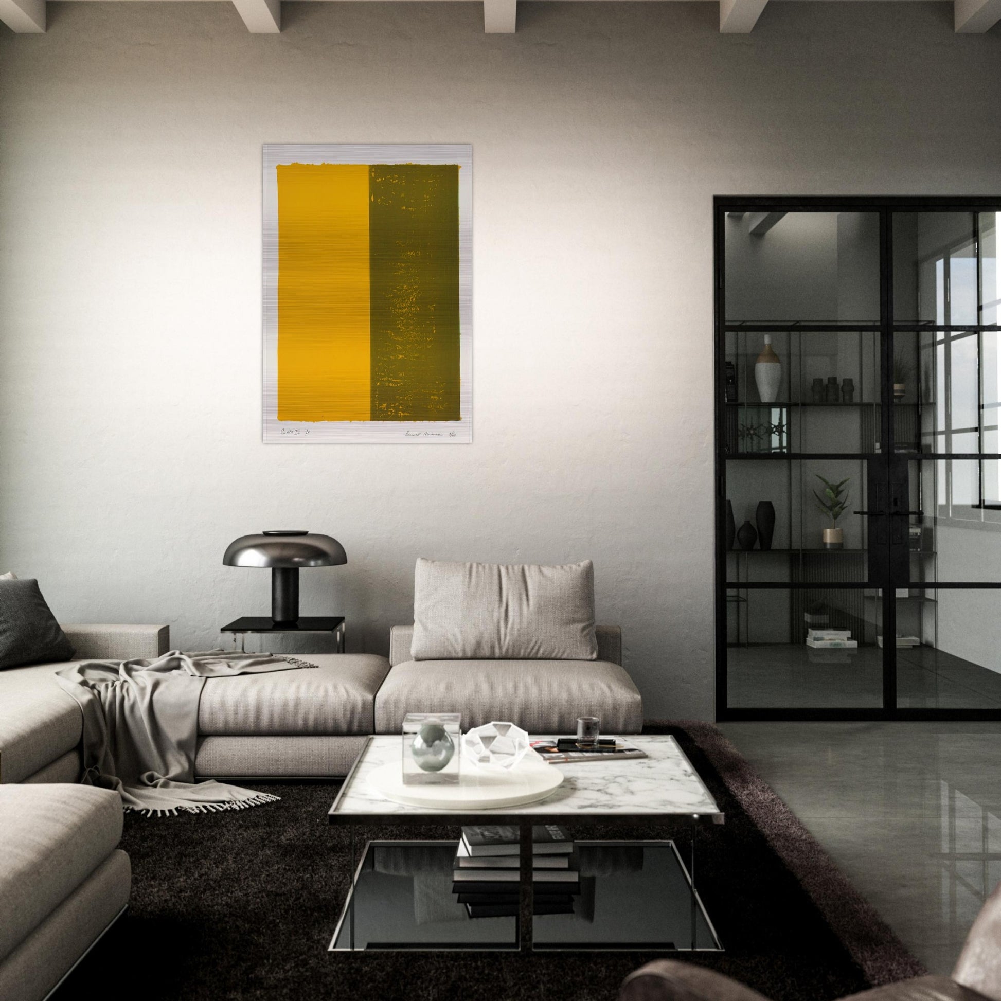 Canto XIII - Barnett Newman Brushed Aluminum Print - 70x100 cm / 28x40 inches | Barnett Newman Aluminum Print | Barnett Newman Prints