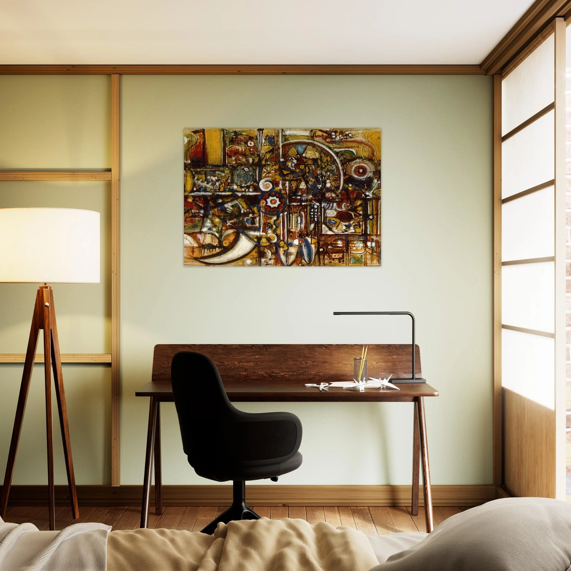 Opaque Harmony - Richard Pousette-Dart Brushed Aluminum Print - 70x100 cm / 28x40 inches | Richard Pousette-Dart Aluminum Print | Richard Pousette-Dart Prints
