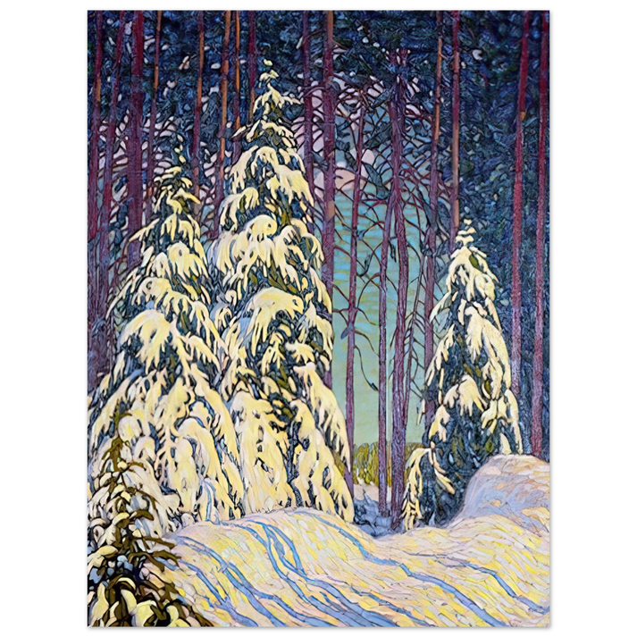 Lawren Harris - Winter Sunrise - 1913  75x100 cm / 30x40inches Fine Art Poster