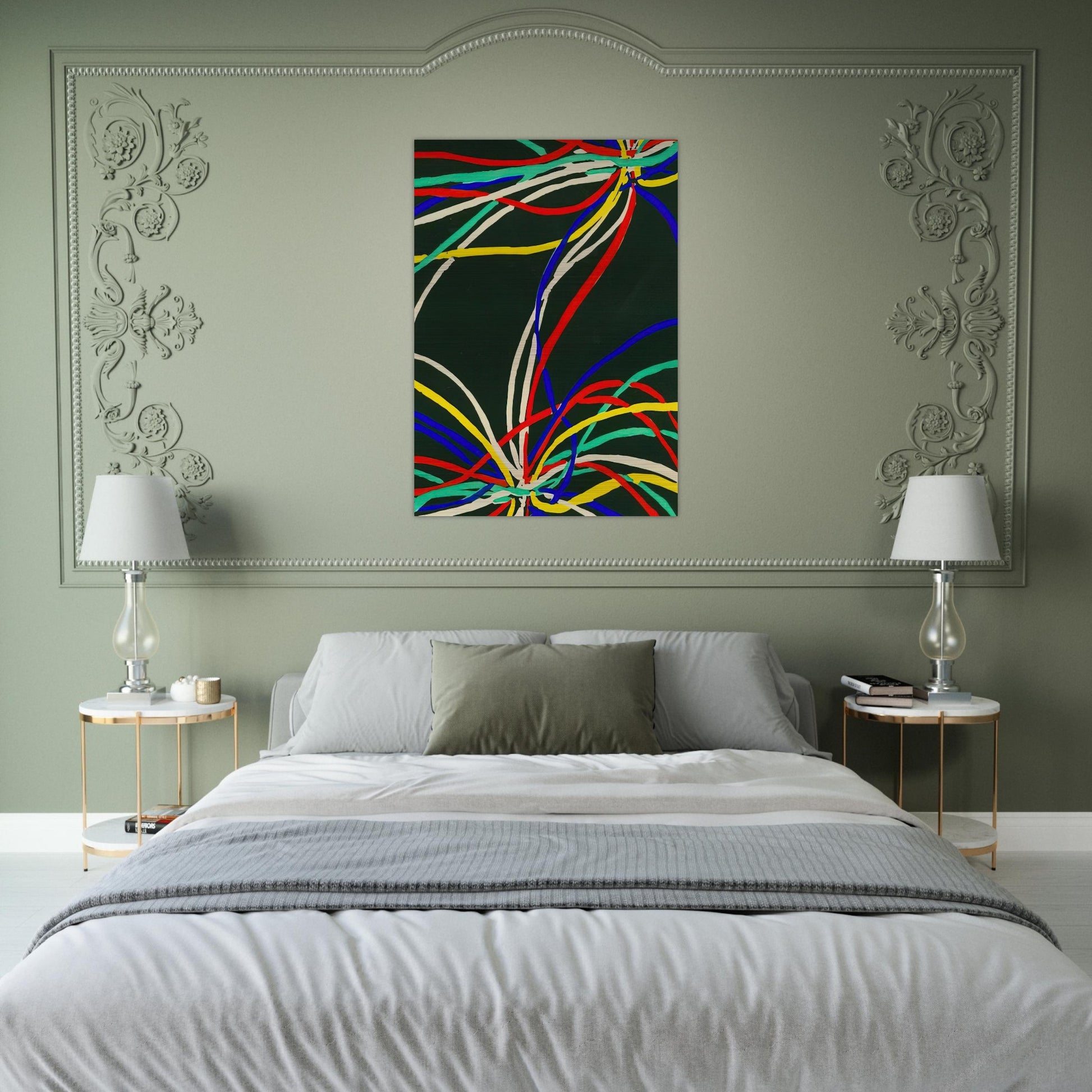 COMPOSITIONS COULEURS IDEES - Sonia Delaunay Brushed Aluminum Print - 70x100 cm / 28x40 inches | Sonia Delaunay Aluminum Print | Sonia Delaunay Prints