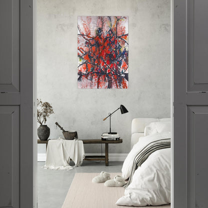 Mambo - 1956 - Robert Goodnough Brushed Aluminum Print - 70x100 cm / 28x40 inches | Robert Goodnough Aluminum Print | Robert Goodnough Prints