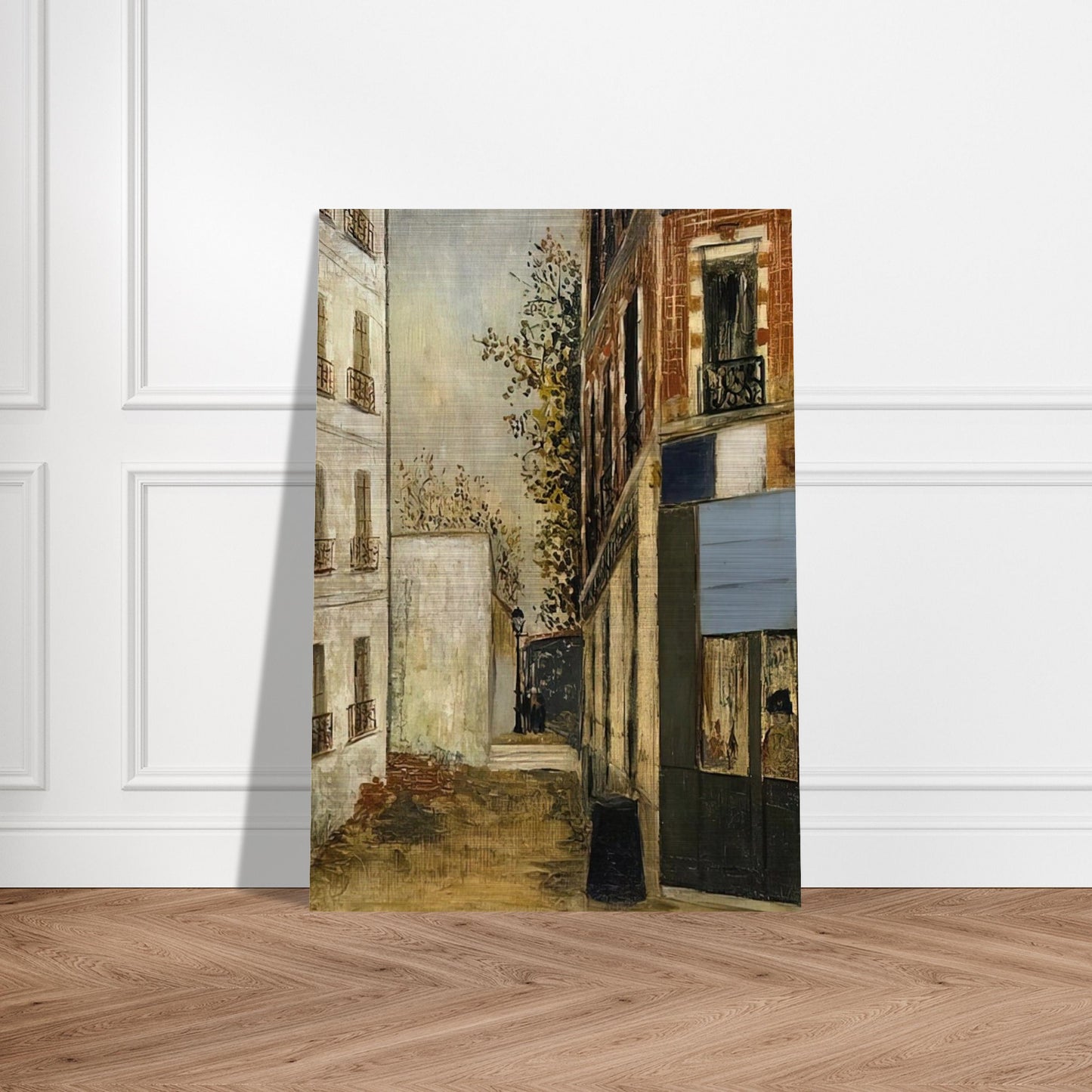 CABARE BELLE GABRIELLE - Maurice Utrillo Brushed Aluminum Print - 70x100 cm / 28x40 inches | Maurice Utrillo Aluminum Print | Maurice Utrillo Prints