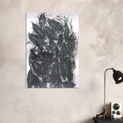 Leaves I - Jean-Paul Riopelle Brushed Aluminum Print - 70x100 cm / 28x40 inches | Jean-Paul Riopelle Aluminum Print | Jean-Paul Riopelle Prints