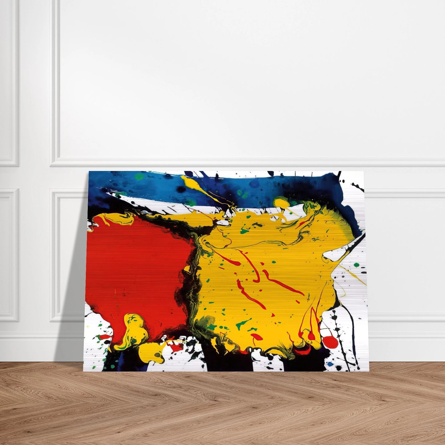 Untitled  SFP94-109  SFF 1757  - Sam Francis Brushed Aluminum Print - 70x100 cm / 28x40 inches | Sam Francis Aluminum Print | Sam Francis Prints
