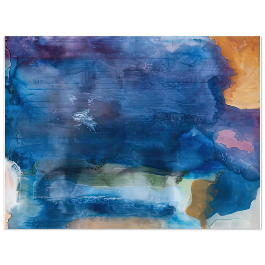 Helen Frankenthaler - Riverhead, 1963-64- Wall Art - 21x29.7 cm / 8x12" - Fine Art Poster-canvas - -
