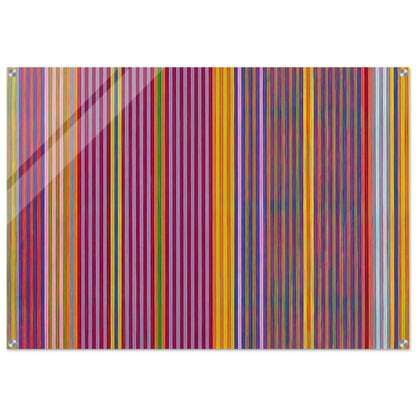 Tarzan Series I - 1969 - Gene Davis Acrylic Print - 70x100 cm / 28x40″ inches