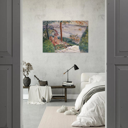 Harbour from Kirribilli - 1937 - Grace Cossington Smith Brushed Aluminum Print - 70x100 cm / 28x40 inches | Grace Cossington Smith Aluminum Print | Grace Cossington Smith Prints