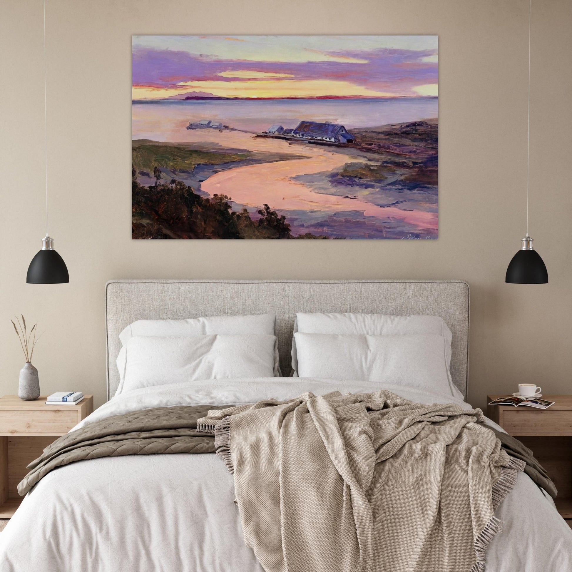 Emard Salmon Cannery - 1915 - Sydney Laurence Art Prints - 100x150 cm / 40x60″ inches | Sydney Laurence Poster | Sydney Laurence Prints