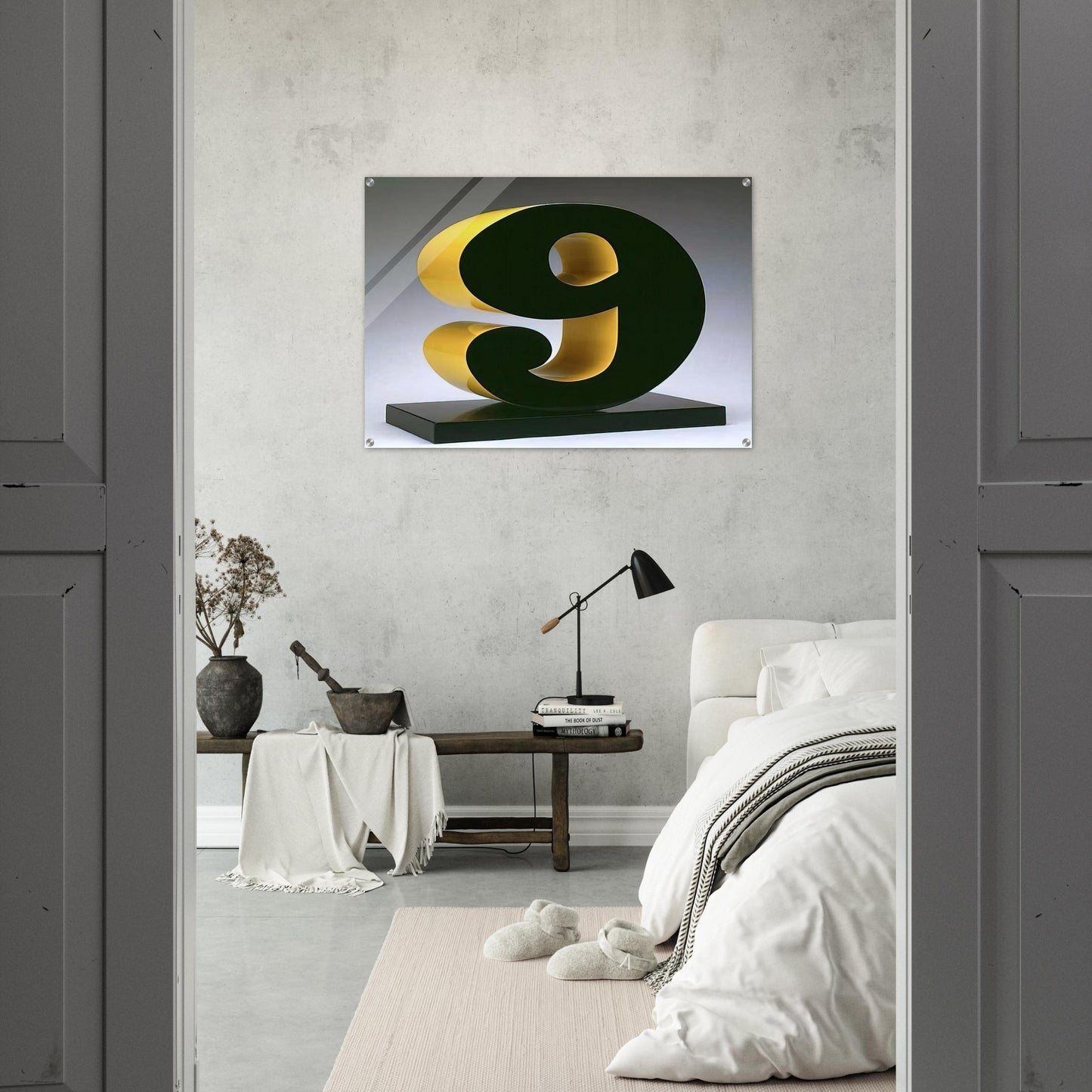 Nine - Robert Indiana Acrylic Print - 70x100 cm / 28x40″ inches