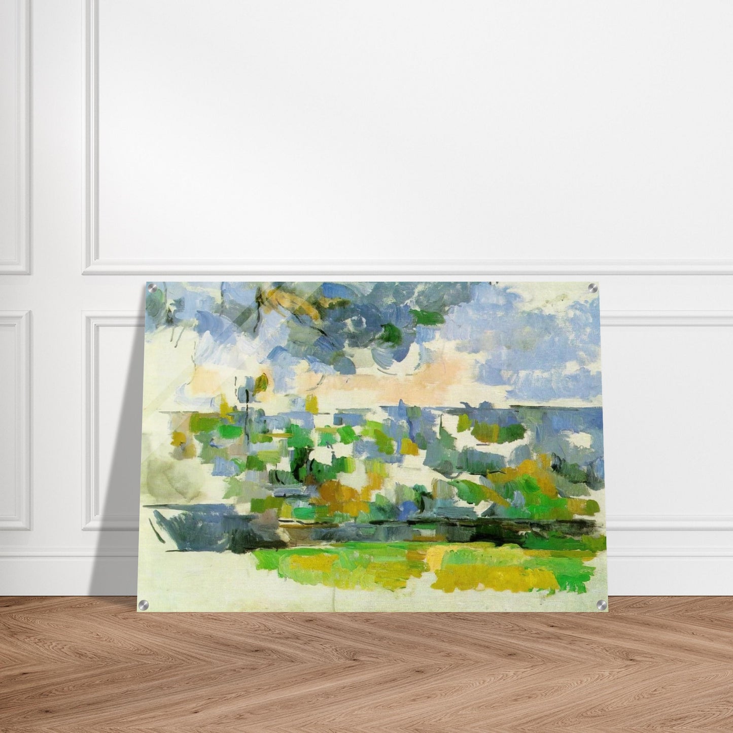 The Garden at Les Lauves - Paul Cézanne Acrylic Print - 70x100 cm / 28x40″ inches