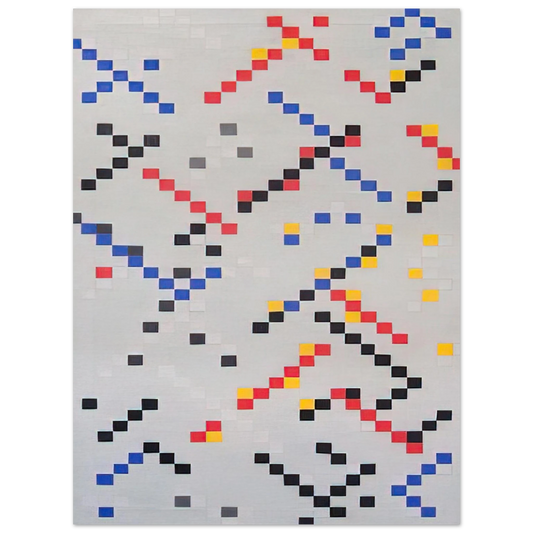 Leon Polk Smith - Inch Squares No. 3 - 1949  75x100 cm / 30x40inches Fine Art Poster