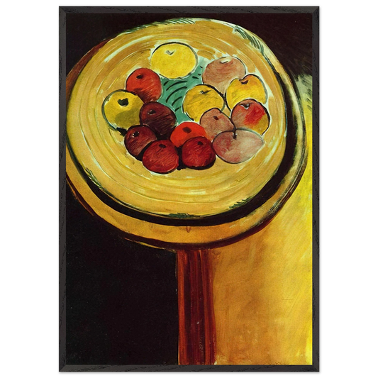 APPLES 1916 - Henri Matisse 70x100 cm / 28x40 inches Framed Art Print – Black Wooden Frame
